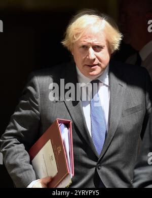 Boris Johnson (19 giugno 1964) è un politico britannico, primo ministro del Regno Unito e leader del Partito Conservatore dal 2019. È stato ministro degli Esteri dal 2016 al 2018 e sindaco di Londra dal 2008 al 2016. 24 giugno 2020 Foto Stock