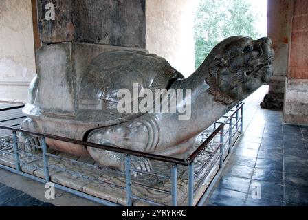 Le tombe Ming; una collezione di mausolei costruiti dagli imperatori della dinastia Ming della Cina. La maggior parte delle tombe Ming si trova in un gruppo vicino a Pechino e collettivamente conosciute come le tredici Tombe della dinastia Ming, un sito patrimonio dell'umanità dell'UNESCO. 2020 Foto Stock