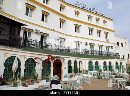 Iconico Hotel Continental a Tangeri Foto Stock