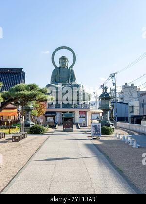 Il grande Buddha di Takaoka (Toyama/Giappone) Foto Stock