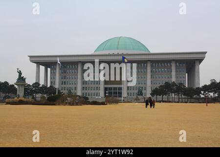 Edificio del parlamento della Repubblica di Corea, Seoul, Corea del Sud Foto Stock