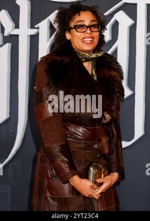 Londra, Regno Unito. 4 dicembre 2024. Celeste partecipa alla prima Nosferatu UK all'Odeon Luxe di Leicester Square, Londra. (Foto di Cat Morley/SOPA Images/Sipa USA) credito: SIPA USA/Alamy Live News Foto Stock