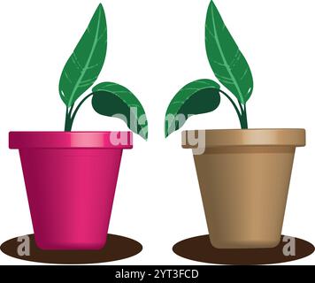 Design di piante bellissime Illustrazione Vettoriale