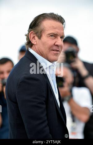 77° Festival di Cannes, 20 maggio 2024: L'attore Dennis Quaid posa durante la fotocall del film The Substance *** Local Caption *** Foto Stock