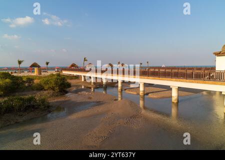 Anantara, Mina al Arab, Ras al Khaimah, Emirati Arabi Uniti Foto Stock