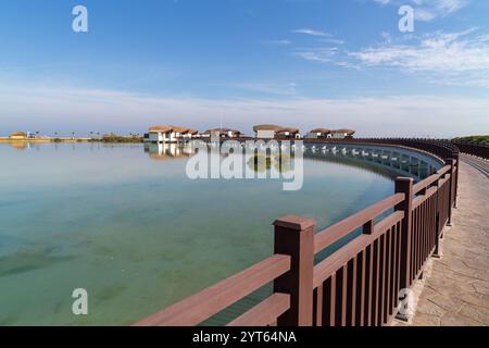 Anantara, Mina al Arab, Ras al Khaimah, Emirati Arabi Uniti Foto Stock