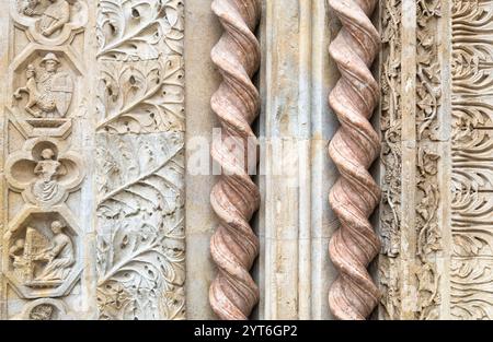 Facciata della Galleria Nazionale dell'Umbria a Perugia, Umbria, Italia Foto Stock