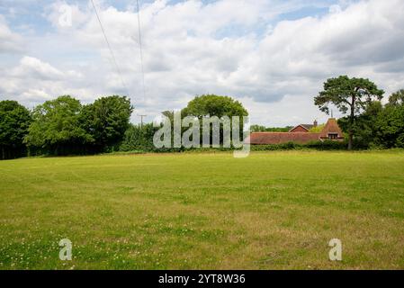 Lato di campagna nell'East Sussex, Inghilterra Foto Stock