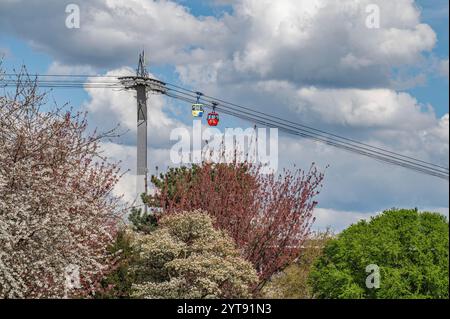 Funivia sul Reno Foto Stock