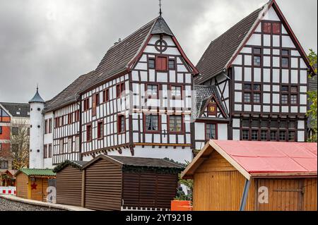 Costruzione in legno a Bad Münstereifel Foto Stock