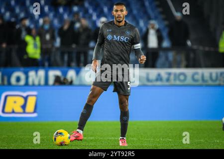 Roma, Italie. 5 dicembre 2024. Juan JESUS di Napoli durante la Coppa Italia, round di 16 partite di calcio tra SS Lazio e SSC Napoli il 5 dicembre 2024 allo Stadio Olimpico di Roma - foto Matthieu Mirville (Agostino Gemito)/DPPI Credit: DPPI Media/Alamy Live News Foto Stock