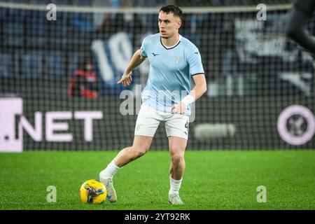 Roma, Italie. 5 dicembre 2024. Alessandro BUONGIORNO del Napoli durante la Coppa Italia, round dei 16 incontri di calcio tra SS Lazio e SSC Napoli il 5 dicembre 2024 allo Stadio Olimpico di Roma - foto Matthieu Mirville (Agostino Gemito)/DPPI Credit: DPPI Media/Alamy Live News Foto Stock