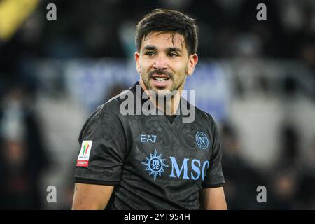 Roma, Italie. 5 dicembre 2024. Giovanni SIMEONE del Napoli durante la Coppa Italia, round di 16 partite di calcio tra SS Lazio e SSC Napoli il 5 dicembre 2024 allo Stadio Olimpico di Roma - foto Matthieu Mirville (Agostino Gemito)/DPPI Credit: DPPI Media/Alamy Live News Foto Stock