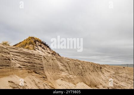 Bordo di rottura a Hörnum-Odde Foto Stock