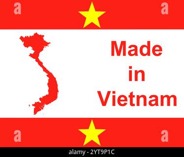 Marchio di qualità Made in Vietnam Foto Stock