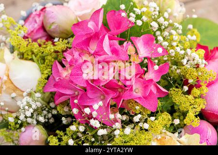 Romantico bouquet di fiori Foto Stock