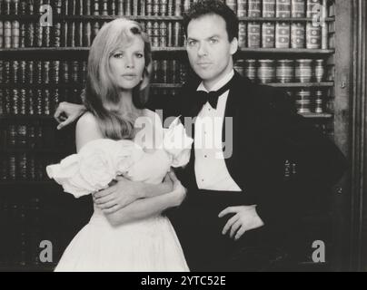 Logo Batman (Warner Bros., 1989). Interpretato da Michael Keaton, Jack Nicholson, Kim Basinger. Foto Stock