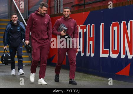 Londra, Regno Unito. 7 dicembre 2024. Il difensore del Manchester City Kyle Walker arriva allo stadio per la partita di Crystal Palace FC contro Manchester City FC English Premier League al Selhurst Park, Londra, Inghilterra, Regno Unito il 7 dicembre 2024 Credit: Every Second Media/Alamy Live News Foto Stock