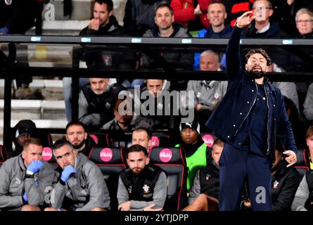 Manager di Southampton Russell Martin - AFC Bournemouth contro Southampton, Premier League, Vitality Stadium, Bournemouth, Regno Unito - 30 settembre 2024 solo uso editoriale - si applicano restrizioni DataCo Foto Stock