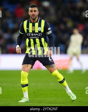 Kyle Walker del Manchester City durante la partita di Premier League al Selhurst Park di Londra. Data foto: Sabato 7 dicembre 2024. Foto Stock