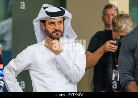 Yas Marina, Abu Dhabi. 7 dicembre 2024. Mohammed Bin Sulayem (EAU) - Presidente della FIA durante la sessione di sabato di Formula 1 Etihad Airways Abu Dhabi Grand Prix 2024, Yas Marina, Abu Dhabi 6-8 dicembre 2024 crediti: Alessio De Marco/Alamy Live News Foto Stock