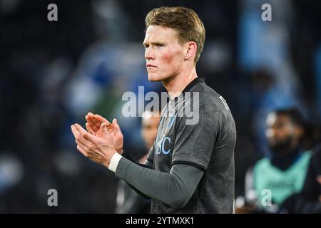 Roma, Italie. 5 dicembre 2024. Scott MCTOMINAY del Napoli durante la Coppa Italia, turno delle 16 partite di calcio tra SS Lazio e SSC Napoli il 5 dicembre 2024 allo Stadio Olimpico di Roma - foto Matthieu Mirville (M Insabato)/DPPI Credit: DPPI Media/Alamy Live News Foto Stock