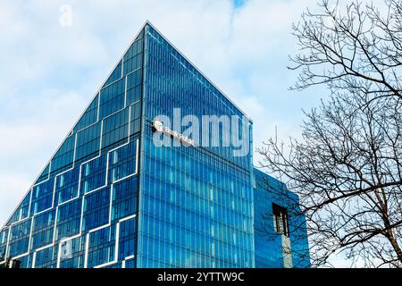 Edificio Chmielna 89, sede della PKO Bank Polski, Wola, Varsavia, Polonia Foto Stock