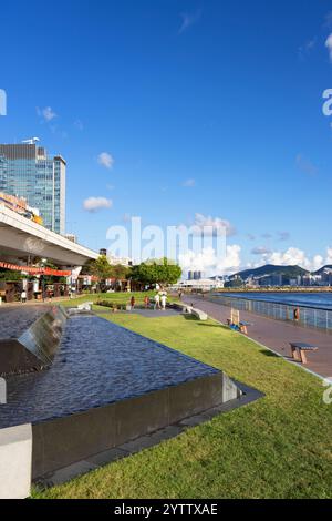 Passeggiata di Kwun Tong, Kowloon, Hong Kong Foto Stock
