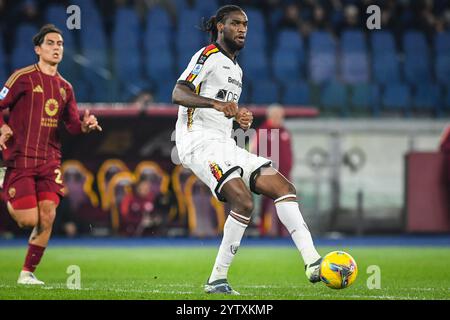 Roma, Italia. 7 dicembre 2024. Kialonda GASPAR di Lecce durante la partita di campionato italiano di serie A tra AS Roma e US Lecce il 7 dicembre 2024 allo Stadio Olimpico di Roma, Italia - foto Matthieu Mirville (M Insabato)/DPPI Credit: DPPI Media/Alamy Live News Foto Stock