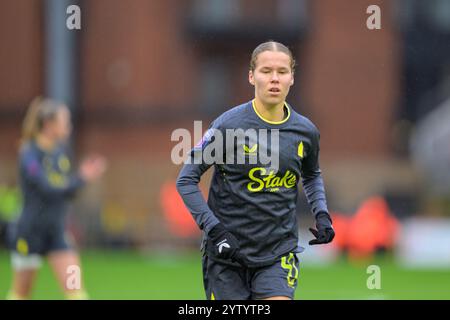 Londra, Regno Unito. 8 dicembre 2024. Gaughan Group Stadium, Brisbane Road 08 dicembre 2024 Karoline Olesen (47 Everton) durante la partita della Barclays Women's Super League tra Tottenham Hotspur vs Everton al Gaughan Group Stadium di Londra, Inghilterra KM (Keeran Marquis/SPP) credito: SPP Sport Press Photo. /Alamy Live News Foto Stock