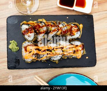 Sushi Maki fritto Foto Stock