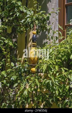 Garden Hotel and Restaurant Schloss Haigerloch, artigianato, piccola scultura, astratto, ornamento da giardino, accessorio, Haigerloch, Zollernalbkreis, cattivo Foto Stock