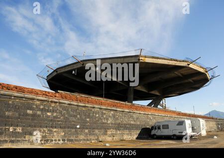 Molo di San Vincenzo a Napoli Foto Stock