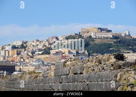 Molo di San Vincenzo a Napoli Foto Stock