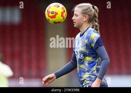 Londra, Regno Unito. 8 dicembre 2024. Issy Hobson durante Tottenham Hotspur vs Everton nella WSL. Foto Stock