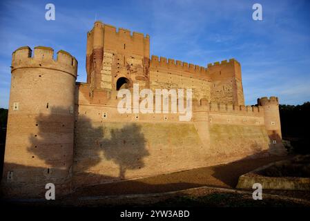 Castello di la Mota, Medina del campo, Valladolid, Spagna Foto Stock