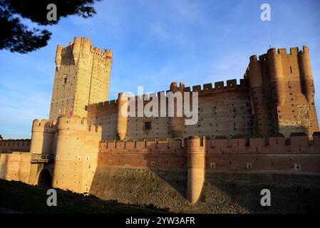 Castello di la Mota, Medina del campo, Valladolid, Spagna Foto Stock