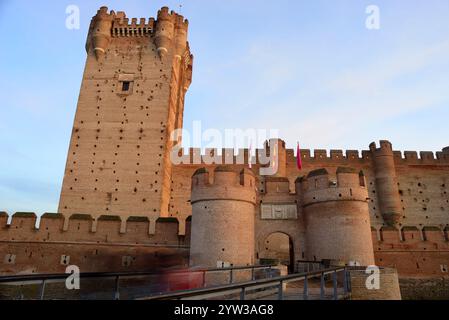 Castello di la Mota, Medina del campo, Valladolid, Spagna Foto Stock