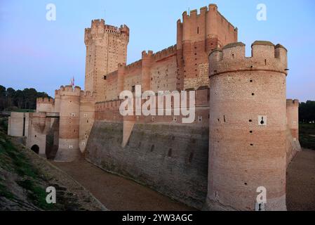 Castello di la Mota, Medina del campo, Valladolid, Spagna Foto Stock