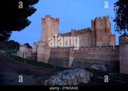 Castello di la Mota, Medina del campo, Valladolid, Spagna Foto Stock