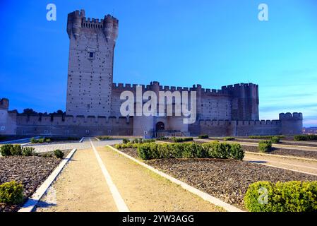 Castello di la Mota, Medina del campo, Valladolid, Spagna Foto Stock