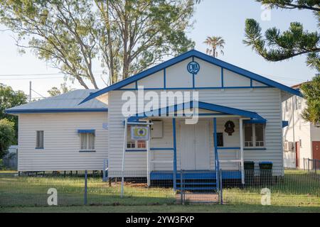 Theodore, Queensland Australia - ottobre 30 2024: Country Womens Association CWA Hall, rurale Queensland social Institution, Friendship support fundrai Foto Stock