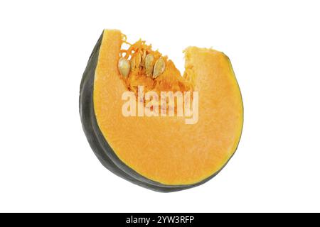 Zucca moscata, zucca, a fette, a fette, cibo, frutta, frutta, polpa Lahn-Dill-Kreis, Assia, Repubblica Federale tedesca Foto Stock