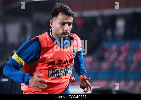 Cosenza, Italia. 7 dicembre 2024. Luca Garritano durante la partita di serie B Cosenza 1914 vs Frosinone calcio italiano a Cosenza Stadio San Vito-Gigi Marulla, Italia, 7 dicembre 2024 Credit: Independent Photo Agency/Alamy Live News Foto Stock