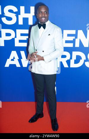 Londra, Regno Unito. 8 dicembre 2024. Nella foto Kiell Smith-Bynoe partecipa al 27° British Independent Film Awards (BIFA) al Roundhouse. Credito: Justin ng/Alamy Live News Foto Stock