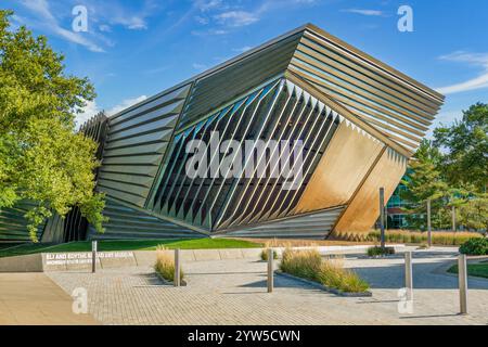 EAST LANSING, Michigan, USA, 19 SETTEMBRE 2024: Eli and Edythe Broad Art Museum nel campus della Michigan State University. Foto Stock