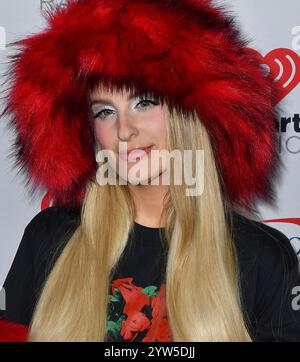 Inglewood, Stati Uniti. 7 dicembre 2024. Meghan Trainor partecipa a i HeartRadio 102,7 KIIS FM's Jingle Ball 2024 presentato da Capital One all'Intuit Dome il 6 dicembre 2024 a Los Angeles, California. Foto: C Flanigan/imageSPACE/Sipa USA credito: SIPA USA/Alamy Live News Foto Stock