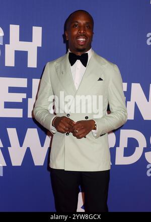 Londra, Regno Unito. 8 dicembre 2024. Kiell Smith-Bynoe partecipa al 27° British Independent Film Awards al Roundhouse di Camden, Londra. Credito: SOPA Images Limited/Alamy Live News Foto Stock