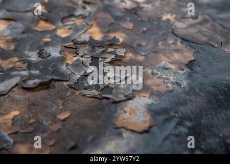 La serie televisiva "Minder" Ford Capri dopo che ha preso fuoco, causato da un guasto elettrico, è stata portata da uno specialista nel restauro di auto d'epoca nel Kent Foto Stock