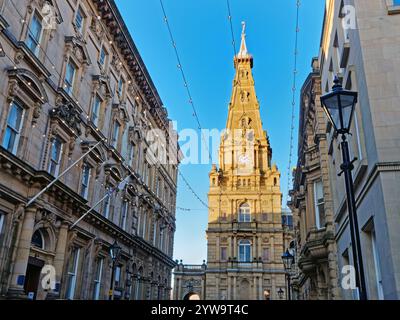 Regno Unito, West Yorkshire, Municipio di Halifax. Foto Stock